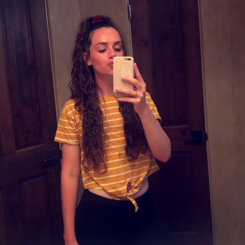 Yellow Crop Top